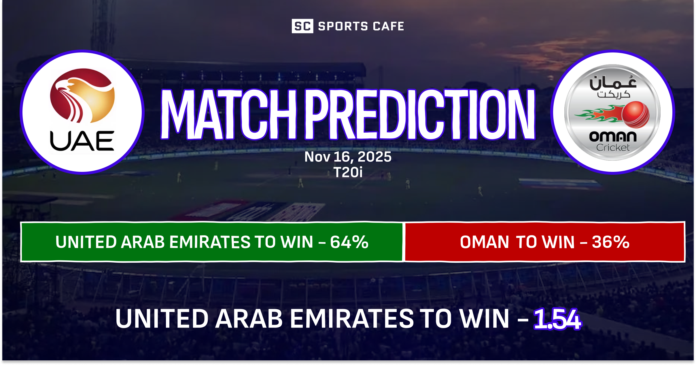 United Arab Emirates vs Oman